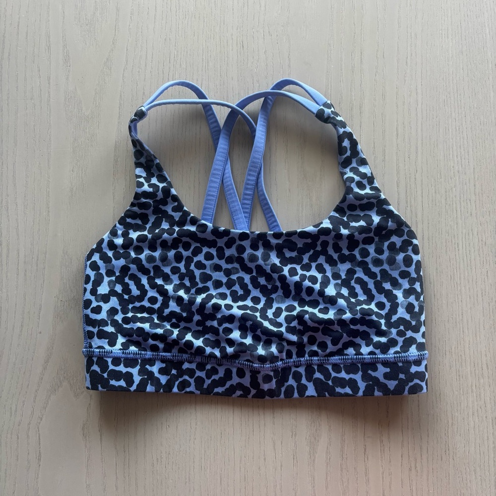 lululemon Spotted Print Energy Bra Size 4